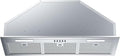 Range Hood Insert 30 Inch, Built-in Kitchen Hood with 580 CFM, 5-Layer Aluminum Mesh Filter, Ducted/Ductless Convertible Duct, Stainless Steel Kitchen Vent Hood, 3-Speed Controls, LED Lights