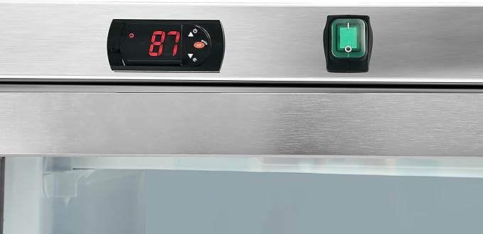 KoolMore 21 Cu. Ft. Commercial Freezer with Glass Door in White - Manual Defrost (KM-FMD20WGD)