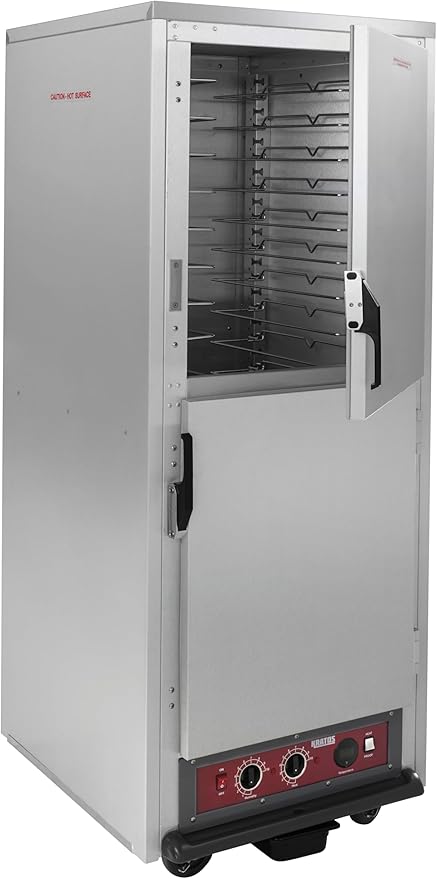 Kratos Premium Full Size Universal Insulated Commercial Holding and Proofing Cabinet, Holds Sheet Pans and Food Pans, Solid Door, 120V, 2000W (28W-236)
