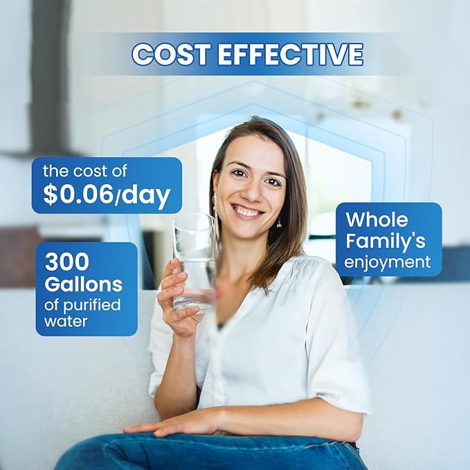 GOLDEN ICEPURE Refrigerator Water Filter Replacement for GE SmartWater MWFA, 1PACK, GWF, GWFA, RWF0600A, FMG-1, WFC1201, GSE25GSHECSS, PC75009, 197D6321P006, Kenmore 9991, PC83879, GSL25JFTABS