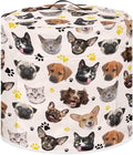 Cute Kitten Puppy Pressure Cooker Cover for 6 Quart Instant Pot Air Fryer Accessories Stain Storage Pockets Thanksgiving Holidays Decor Fryer Dust Covers
