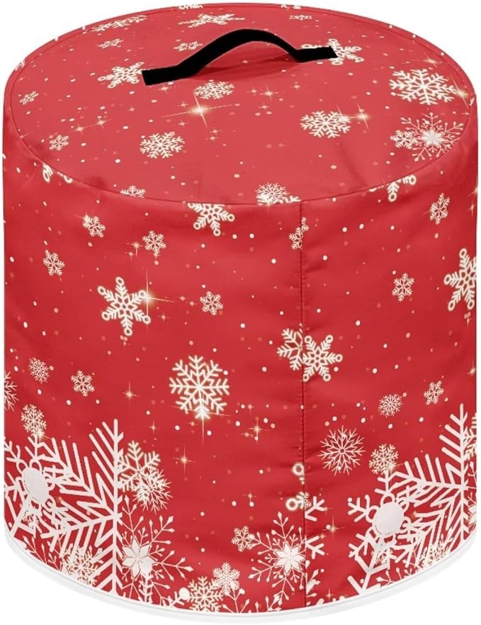 Snowflakes Dust Cover for Kitchen Instant Pot Accessories Appliance Cover Quart Pressure Cooker Air Fryer Rice Cooker Kitchen Appliance Dust Covers with Storage Pockets Size L