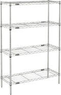 Metro Professional's Choice Commercial-Grade NSF Shelving Unit - Multipurpose Adjustable Wire Shelf for Home, Garage, Kitchen and More - 4 Shelves, 14" W x 36" L x 54" H - Chrome