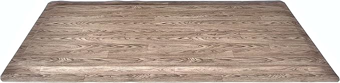 Rhino Mats, Softwoods Anti Fatigue Floor Mat, Commercial Grade Kitchen Mat, Standing Desk Mat, Office, Garage or Anywhere, Standing Comfort. (Driftwood, 3' x 15' x 1/2")