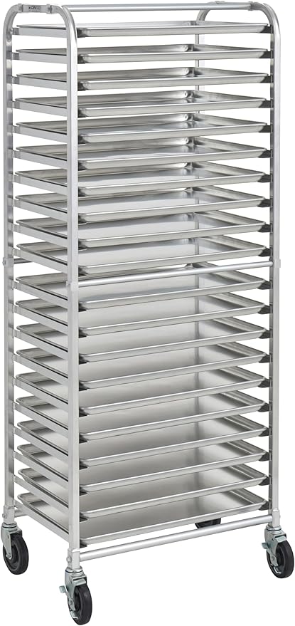Commercial Knockdown 20-Tier Aluminum Side Load NSF Sheet/Bun Pan Rack (32L-149)