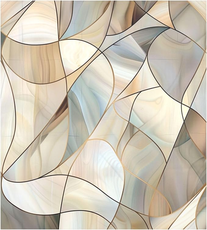 Abstract Stained Glass Pattern Dishwasher Magnet Cover Sticker Magnetic Refrigerator Panel Front Door Fridge Microwave Decal