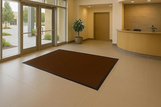 Guardian UG040614 Elite Guard Berber Indoor/Outdoor Floor Mat, 48" x 72", Chocolate