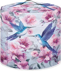 Flashideas Hummingbird Flower Pressure Cooker Cover for Women Insulated Rice Cooker Cover with Easy to Clean Lining Stain Resistant Dust Cover with Pockets for Instant Pot 6 Quart Appliance Cover
