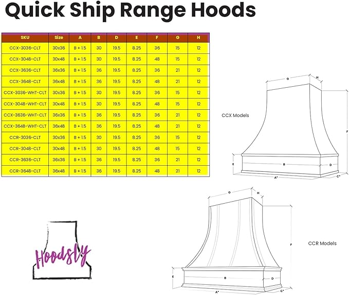 Curved Wood Strapping Range Hood (31.5"W x 48"H) – Handcrafted in the USA – Premium Cabinet-Grade Plywood & Maple Veneer – Seamless Fit with TradeWinds Ventilation Units – High-End Kitchen Focal Point
