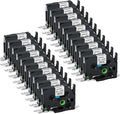 20-Pack TZe TZ Tape 12mm 0.47 Laminated White TZe-231 TZe231 Replacement for Brother P Touch Label Maker Tape, Compatible with Brother PT-D210 D220 H110 D400 D410 D600 D610BT Label Makers