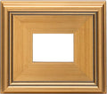 Creative Mark Plein Air Style Frame, Hand Leafed Gold, 3x4-2.75" Wide Moulding with 1/2" Rabbet Depth, Open Back W/O Glazing, Museum Quality, For Art Panels, Stretched Canvas, Pictures & More