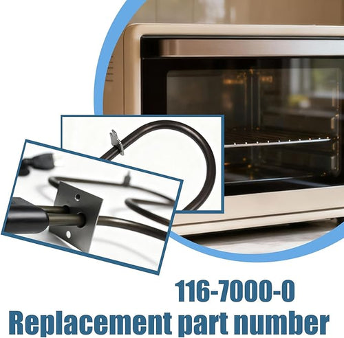 116-7000-0 Electric Smoking Machine Compatible With N Grill, Fits for Heating Elements of 1500w, 120v Electric Smokers, 70 Inches 810-5290-5 810-5290-C 810-7080-0 810-7080-K 810-7090-S Heating Element