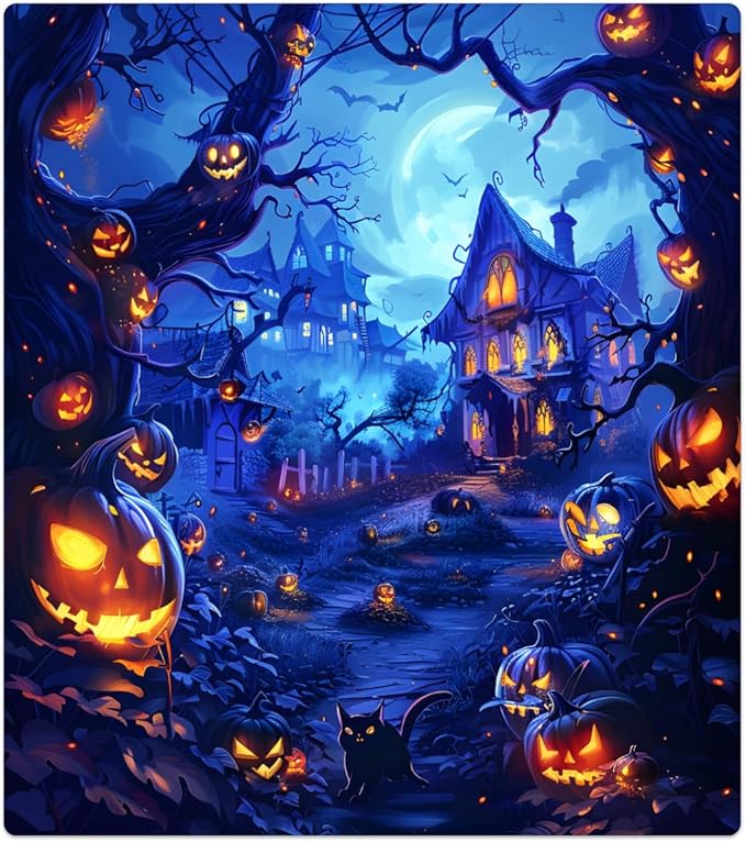 Dishwasher Magnet Cover Front Dishwasher Cover Decoration Reusable Magnetic Door Cover Panel Decal Home Appliances Stickers Kitchen Refrigerator Fridge Horrible Halloween Pumpkin 23"x26"