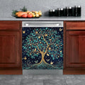 Tree of Life Dishwasher Magnet Covers for Front Door Decal, Magnetic Dishwasher Covers Decorative, Refrigerator Magnet Dishwasher Decal Panel Cover, 23"X17"