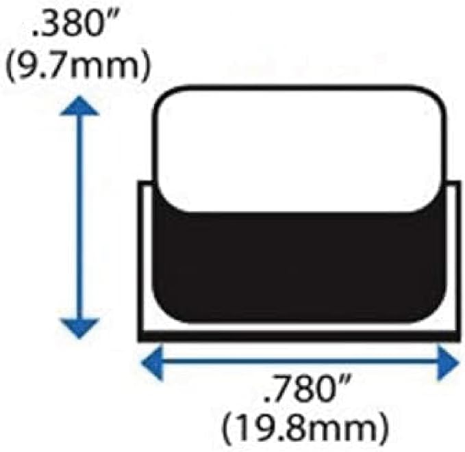 Black Tall Square Adhesive Rubber Bumper Pads - Made in USA – Rubber Feet for Speakers, Electronics, Furniture, Appliances, Audio Equipment - 50 Pieces