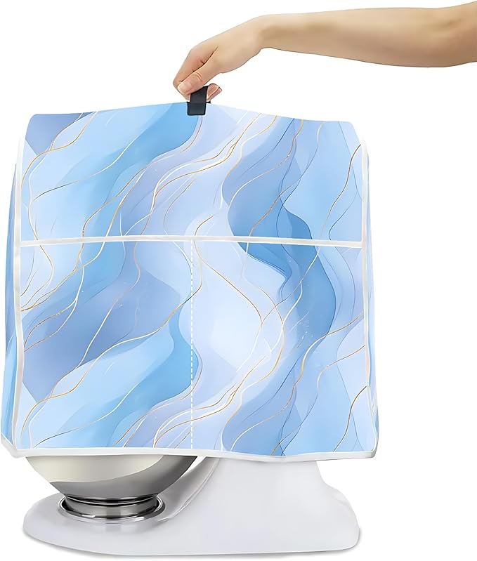 Mixer Dust Cover for 6-8 Qt Stand Mixer, Cloth Cover with 2 Storage Pockets for Stand Mixer Protective Covers Large for 6-8 Quart Mixer
