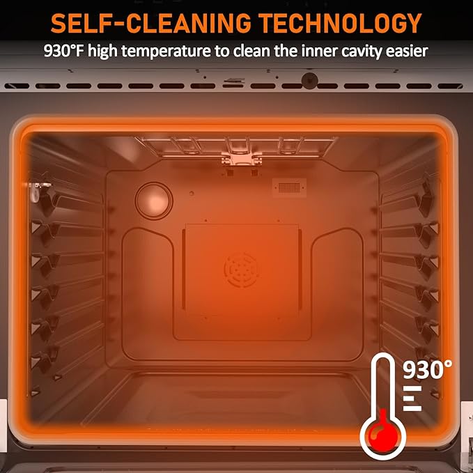 30 Inch Electric Wall Oven, 4.8 Cu.ft Built-in Single Convection Oven with Self-Cleaning, Broil, Bake, Safety Lock, LED Touch Control for Kitchen Cabinet