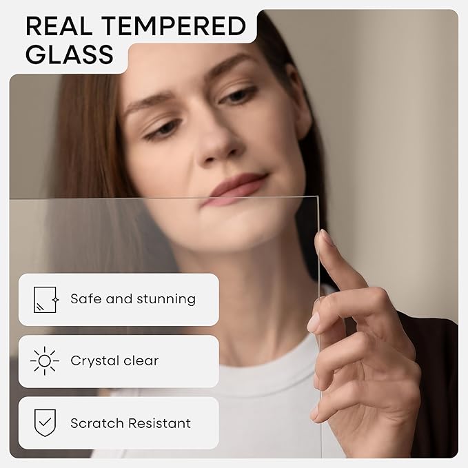 Homeforia 4x6 Picture Frame Bronze, High End Metal 4 x 6 Brass Frames with Mat 3 x 5 for Art, 4x6 Desk Frame Matted to 3x5 inch Photo, 4 by 6 Wall or Tabletop Frame, Tempered Glass, Wall Kit, Set of 1