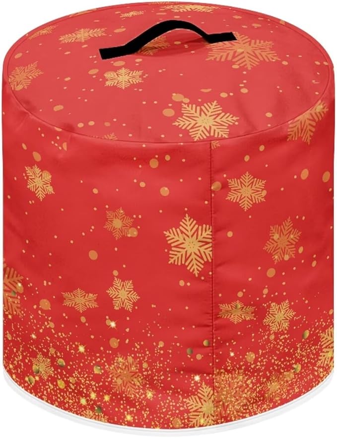 Golden Christmas Tree Dust Cover for Kitchen Instant Pot Accessories Appliance Cover Quart Pressure Cooker Air Fryer Rice Cooker Kitchen Appliance Dust Covers with Storage Pockets Size M