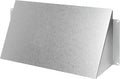 Repa Market 10 x 5 Inch Galvanized Steel Vent Cover - Duct Exhaust/Inlet Rain Deflector - Weatherproof Guard for Ventilation Systems/Indoor/Outdoor Vent Hood/Air Vent Grille Protection Roof