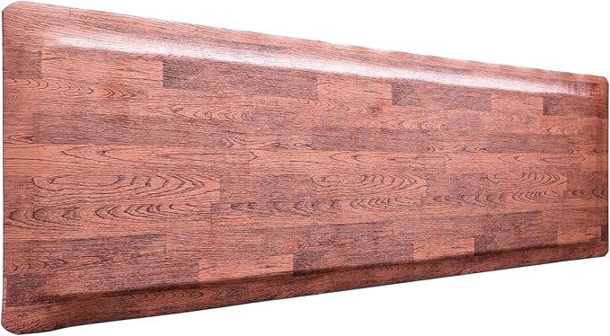 Rhino Mats, Softwoods Anti Fatigue Floor Mat, Commercial Grade Kitchen Mat, Standing Desk Mat, Office, Garage or Anywhere, Standing Comfort. (Oak, 3' x 15' x 7/8")