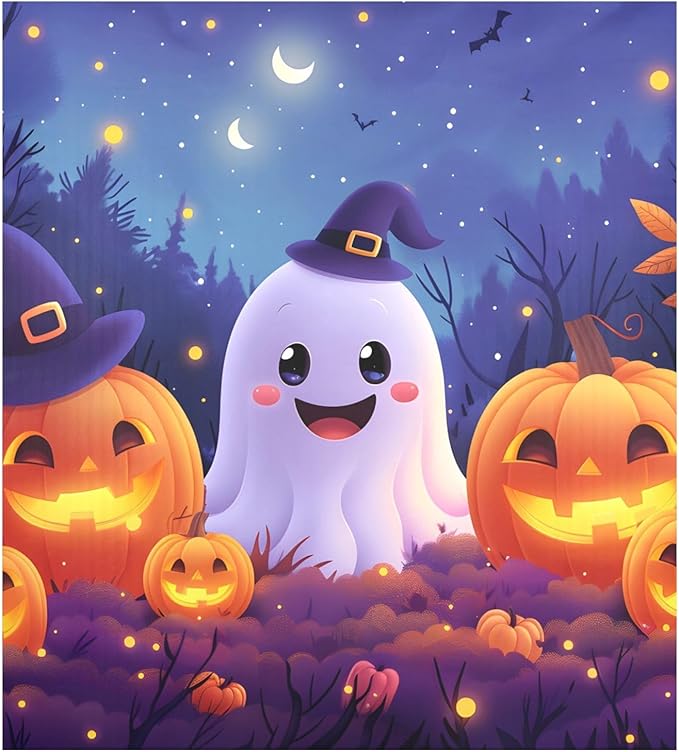 Halloween Ghosts Pumpkins Dishwasher Magnet Cover Sticker Magnetic Refrigerator Panel Front Door Fridge Microwave Decal