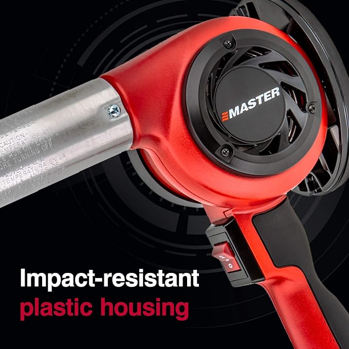 Master Appliance HG-501T Lightweight Industrial Heat Gun, Quick Change Plug-In Heating Element - 1200F, 120V, 1680W, 14 Amps - Assembled In USA
