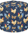 Flashideas Cartoon Chicken Pressure Cooker Cover with Storage Pocket Compatible with 8 10 Quart Instant Pot, Durable Rice Cooker Air Fryer Accessories, Waterproof Kitchen Appliances Dust Cover