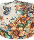 Vintage Floral Pressure Cooker Cover Instant Pot Accessories Instant Pot Kitchen Appliance Dust Cover with Pockets for Rice Cooker Air Fryer Slow Cooker Dust Covers for Kitchen Size L