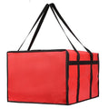 Bodaon Insulated Pizza Delivery Bag, 20" x 20" x 14" Pizza Warmer Bags for Carry Hot, Rideshare Delivery Bag, Food Warmers for Parties, Pizza Carrier for Commercial Drivers, Red, 1-Pack
