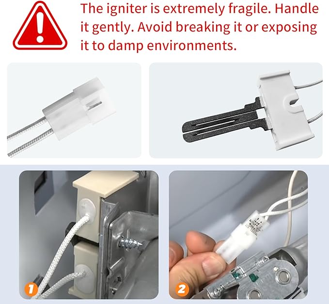 279311 Gas Dryer Burner Igniter Replacement fits for Kenmore Whirlpool Maytag GE Replaces 685211 8113 660991