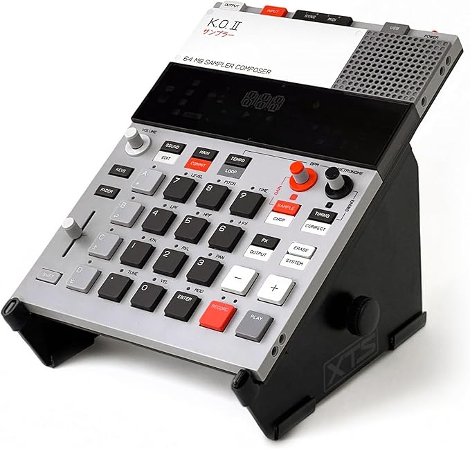 ANALOG CASES XTS Desktop Stand, 6.6" - 10.4" Size for Audio Interface/Pedal/MIDI Controller/Synth/Sampler, Fits Elektron Digitakt/Teenage Engineering EP-133 KO 2 / Akai MPK Mini and more