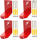 4 Pack Fire Extinguisher Mounts & Brackets, Fire Extinguisher Wall Hook Holder Hanger for 20 lb fire Extinguisher Mount