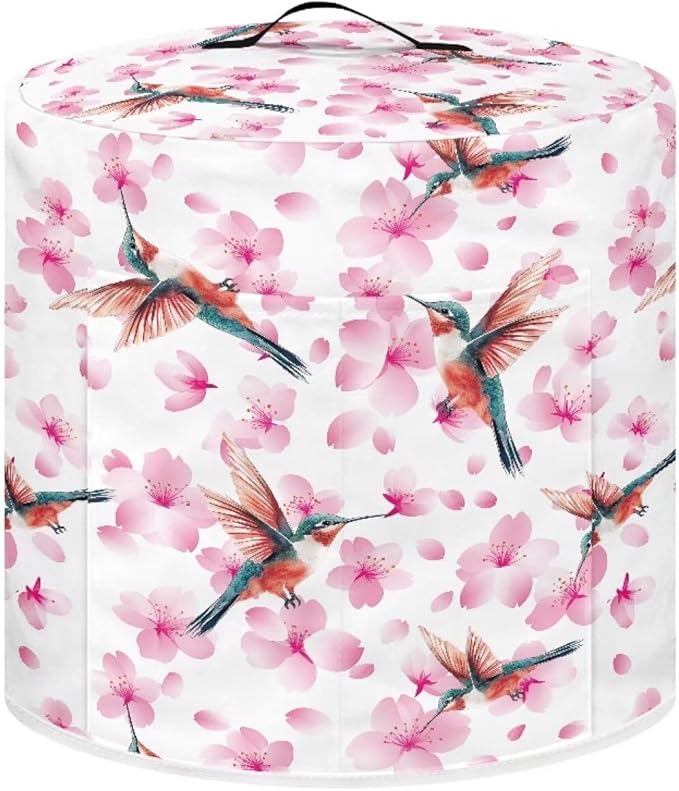 Hummingbird Dust Cover for 6 Quart Instant Pot and Extra Accessories, Dust Proof Easy to Clean Pressure Cooker Cover Electric Appliance Cover Air Fryer Accessories with Storage Pocket