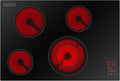 Empava 30 Inch Electric Ceramic Cooktop Built-in, 4 Radiant Burners, Dual Zone Heating, Touch Control, Child Lock, Stop & Go Pause Function, ETL Certified, Smooth Glass Surface