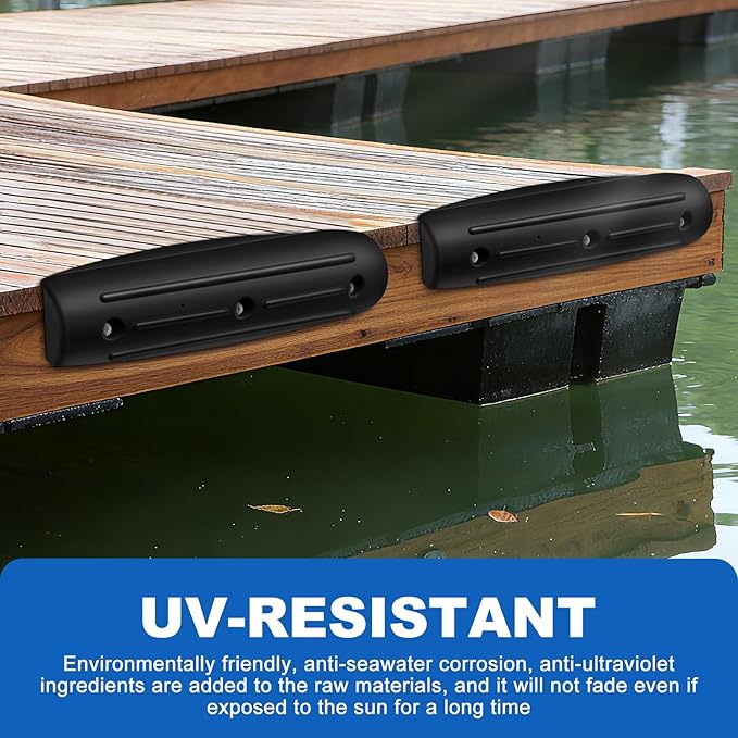 Dock Fender Bumpers, Boat Dock Bumpers Straight-Edge Marine Fenders Side Guard
