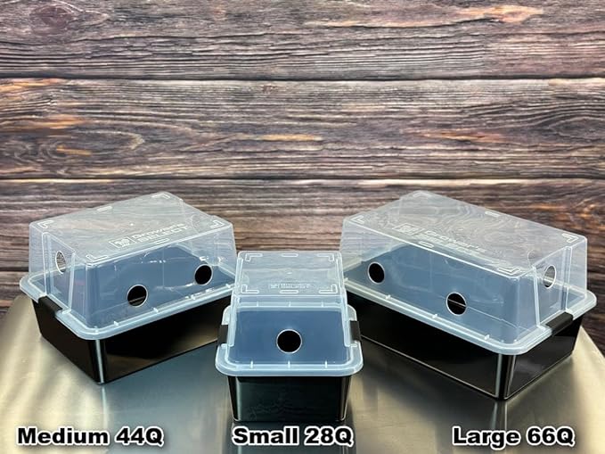 Grower's Select 28Q Cube Mushroom Monotub Fruiting Chamber with Filter Disks and Liner