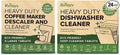 Renuv® Dishwasher Cleaner + Coffee Maker Cleaner Bundle - Heavy Duty Kitchen Appliance Deep Cleaning, Descaling, (12 Tablets of each)