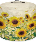 Xoenoiee Sunflowers Pattern Kitchen Appliance Dust Covers with Pockets, Electric Pressure Cooker Cover Compatible with Crock Pot, Rice Cooker Cover, for 3 Qt