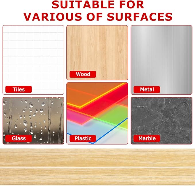 Flexible Wall Corner Protector Moulding Trim Peel and Stick Wall Corner Guards Edge Protector Self Adhesive Molding Trim Strip for Edge Ceiling (Original Wood Grain, 1.6 in x 10 Ft)