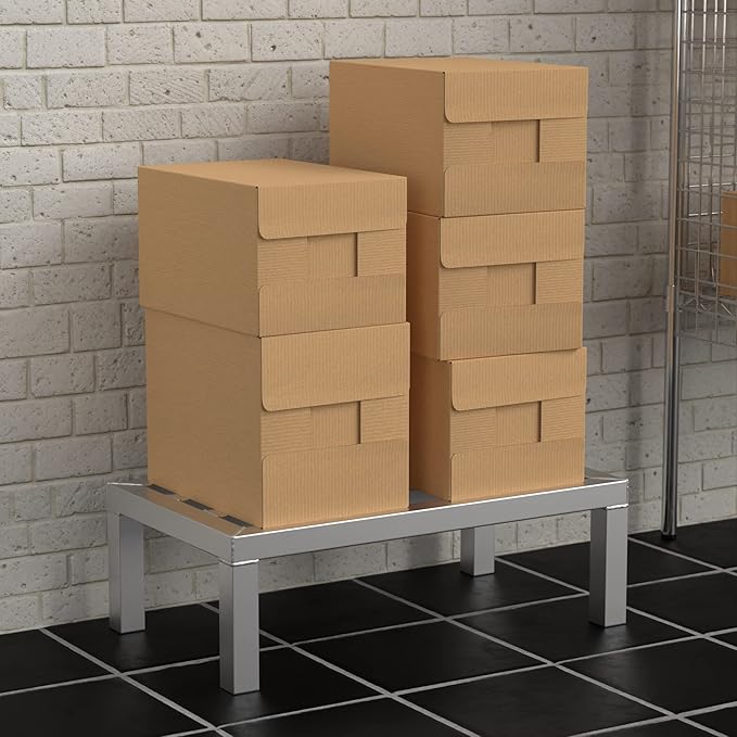 24'' x 14'' x 8'' Aluminum Dunnage Rack - 1300 lb. Capacity