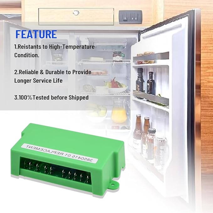 3850415.01 Refrigerator Fridge Main Power Control Circuit Board Compatible with Dometic 2 Or 3 Way RV Parts