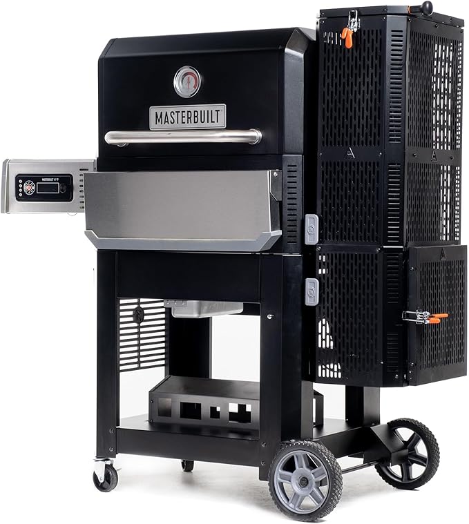 Masterbuilt® Gravity Series® 800 Digital Charcoal Grill, Griddle and Smoker with Digital Control, App Connectivity and 800 Cooking Square Inches in Black, Model MB20040221