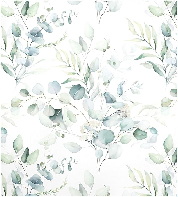 Green Sage Eucalyptus Leaves Dishwasher Magnet Cover Sticker Magnetic Refrigerator Panel Front Door Fridge Microwave Decal Decorative