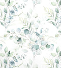 Green Sage Eucalyptus Leaves Dishwasher Magnet Cover Sticker Magnetic Refrigerator Panel Front Door Fridge Microwave Decal Decorative