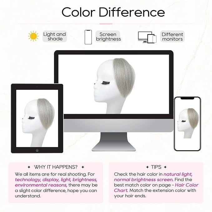 REECHO Clip in Hair Volumizer, Short Thick Clip in Hairpieces Adding Extra Hair Volume Extensions for Women with Thin Fine (Grey, 8 Inch(Pack of 2))