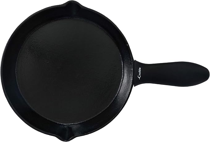 Silicone Hot Handle Holders, Potholders (5-Pack Mix Black) for Cast Iron Skillets, Pans, Frying Pans & Griddles, Metal and Aluminum Cookware Handles - Sleeve Grip, Handle Cover