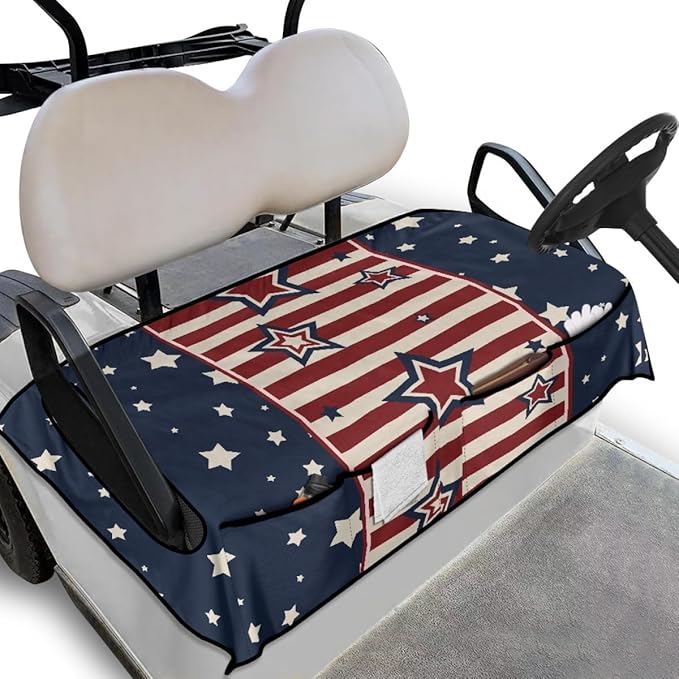 Golf Cart Seat Cushion Cover Designed to Protect Seats from Sweat and Dirt, Featuring Waterproof Construction and Soft Fabric