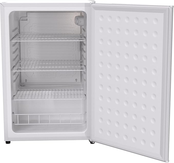 Premium Undercounter/Freestanding Beverage Cooler & Mini Fridge 4.3 Cu.ft./122L with Reversible Solid Doors, Compact Refrigerator for Home, Restaurants, Commercial