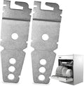 IMPRESA Undercounter Dishwasher Bracket Replacement - Easy Installation & Mounting Bracket - Durable Galvanized Steel & Dishwasher Anchor Clips - Pack of 2, 3 in x 1 in